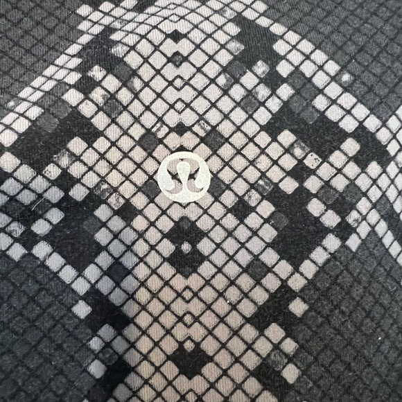 Lululemon Wunder Under Cropped Capri Leggings High Rise Simply Ziggy Snake Slate - Picture 8 of 8